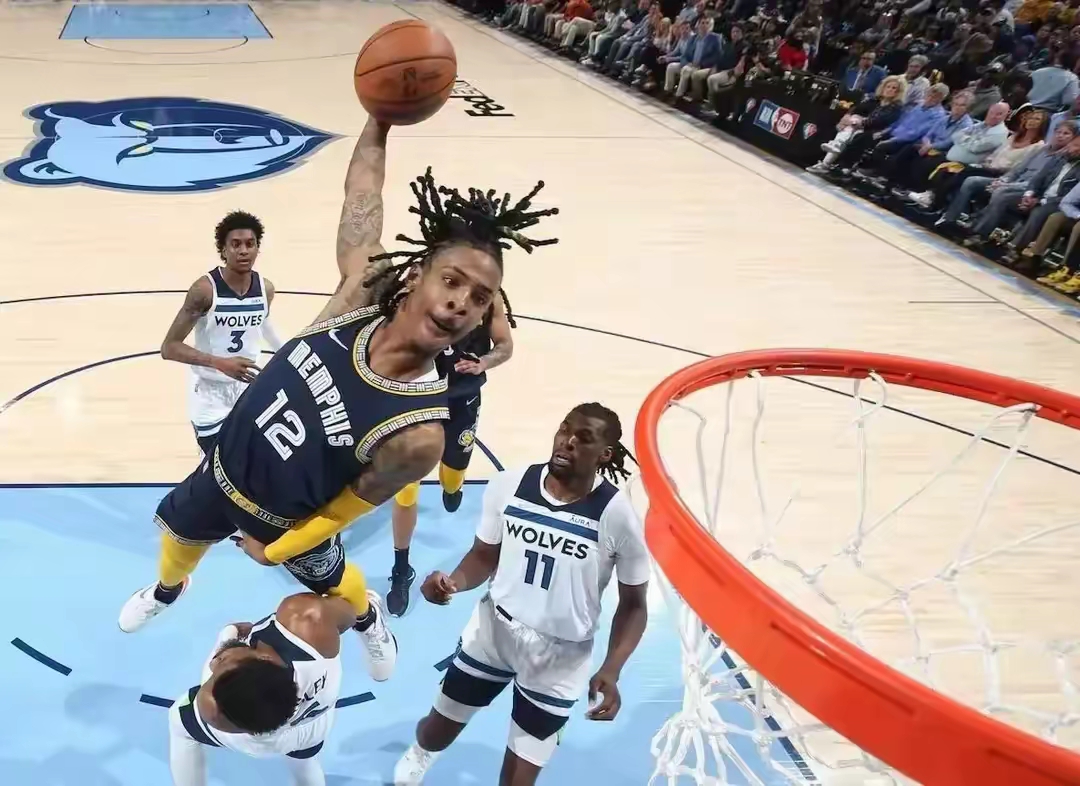 灰熊取胜奇才，莫兰特助攻精彩